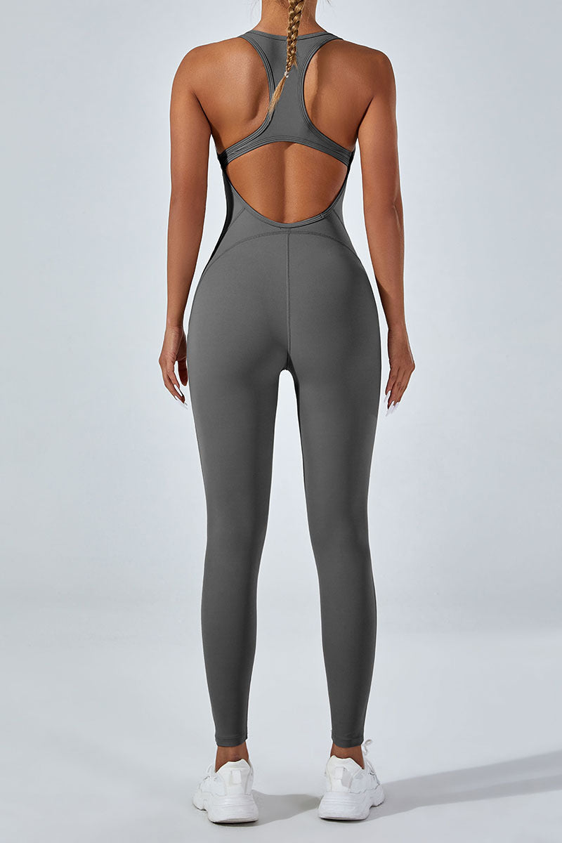 Beauty Back One-piece Yoga Pants High Elastic Tight Hip Lifting One-piece