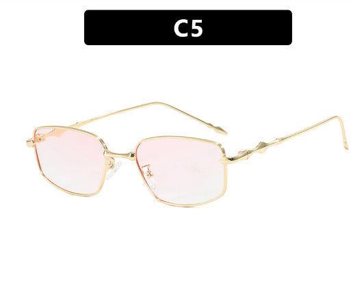 Square Irregular Women's Fashionable New High-grade Retro Sunglasses