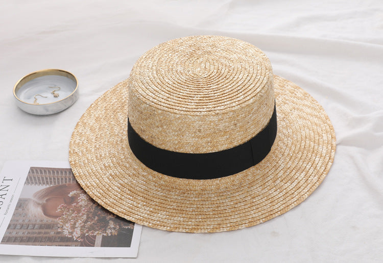 Seaside vacation straw hat