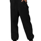 Women's High Waist Loose Track Pants Comfortable Jogger Casual Sweatshirt Pant Belt Pocket