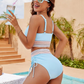 Fashion Women's High Waist Bikini Split Suit