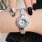 Women's casual full diamond bracelet watch