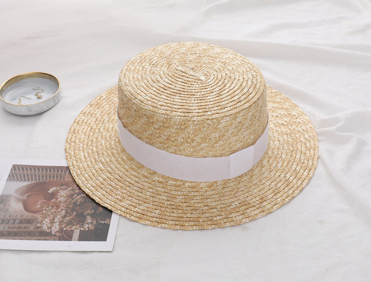 Seaside vacation straw hat