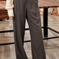 Fashion High Waist Wide Leg Trousers For Women