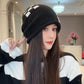 Women's Autumn And Winter Fashionable All-match Wool Knitted Hat