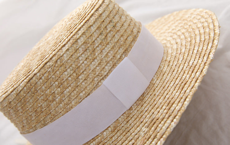 Seaside vacation straw hat