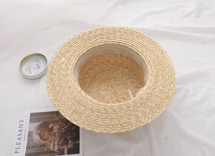 Seaside vacation straw hat