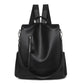 Women's Bag PU Soft Leather Textured Backpack Fashion Hong Kong Style Large Capacity