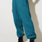 Women's High Waist Loose Track Pants Comfortable Jogger Casual Sweatshirt Pant Belt Pocket