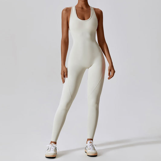 High Elastic One-piece Yoga Jumpsuit Women