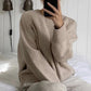 Long Elastic Sweaters Sweater women Mens Knit Basic Loose