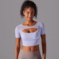 Fitness Double Layer Yoga Clothing Top Women