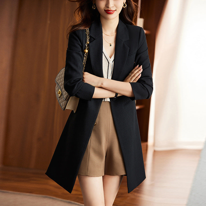 Women's Korean Formal Suit Commuting Windbreaker