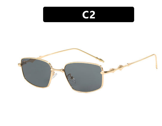 Square Irregular Women's Fashionable New High-grade Retro Sunglasses