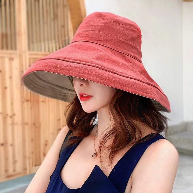 Female summer suntan Sun anti UV face mask hat