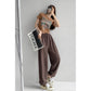 American Loose Bundle Feet Casual Slimming Spice Girl Street Sweatpants