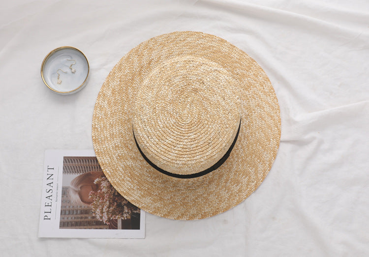 Seaside vacation straw hat