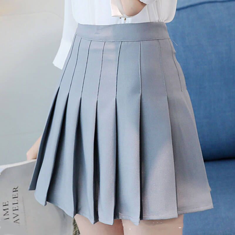 College Style Autumn And Winter High Waist Skirt