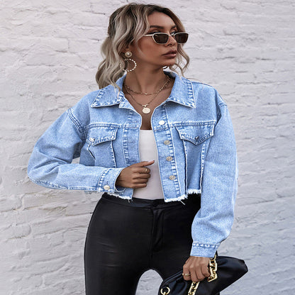 Fashion Loose Short Denim Jacket