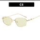 Square Irregular Women's Fashionable New High-grade Retro Sunglasses