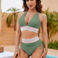 Fashion Women's High Waist Bikini Split Suit