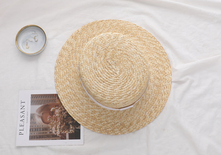 Seaside vacation straw hat