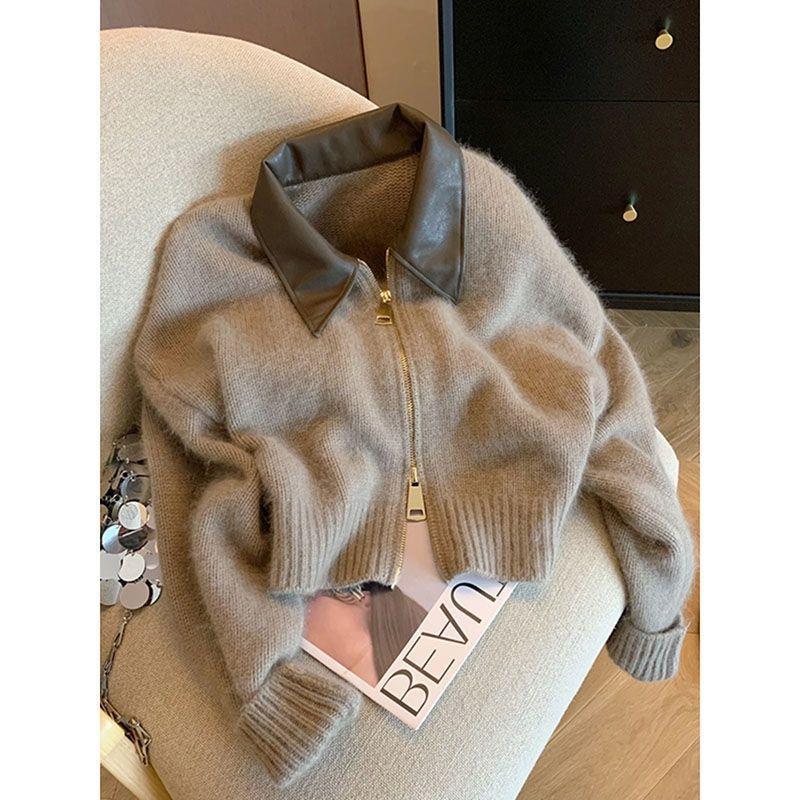 Idle Style Soft Glutinous Cardigan Sweater