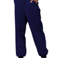 Women's High Waist Loose Track Pants Comfortable Jogger Casual Sweatshirt Pant Belt Pocket