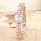 Watch Bracelet Quartz Full Star Diamond Women's Watch