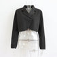 Casual Short Cardigan Women's Clothes Suit Jacket