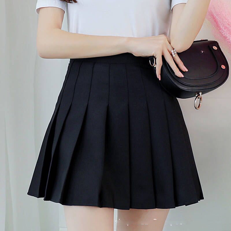 College Style Autumn And Winter High Waist Skirt