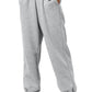 Women's High Waist Loose Track Pants Comfortable Jogger Casual Sweatshirt Pant Belt Pocket