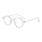 Round Frame Myopia Retro Plain Mirror