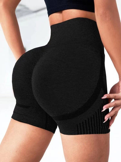 New Yoga Shorts High Waist Hip Lift Running Fitness Sportswear