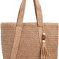 Beach Weaving Tassel Women's Straw Handbag