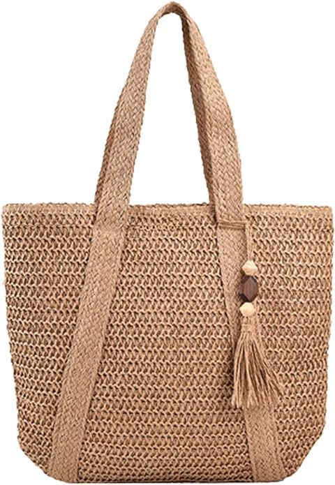 Beach Weaving Tassel Women's Straw Handbag