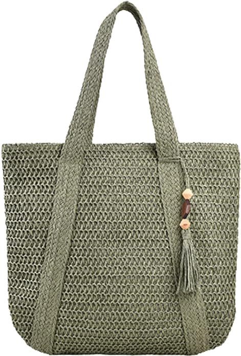 Beach Weaving Tassel Women's Straw Handbag