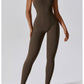 High Elastic One-piece Yoga Jumpsuit Women