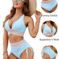 Fashion Women's High Waist Bikini Split Suit